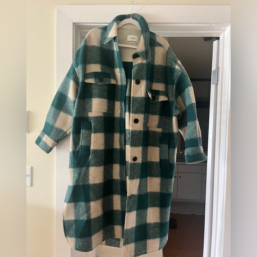 Isabel Marant Etoile Plaid Coat